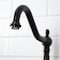 Kingston Brass Bridge Kitchen Faucet with Brass Sprayer, Oil Rubbed Bronze KS7755TXBS - alternate 2